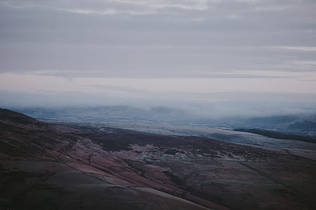 aerial photography of mountain thumbnail