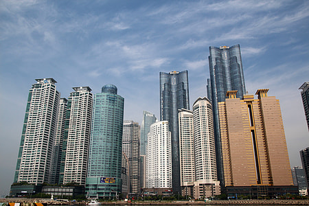 Haeundae Beach skyscrapers in Busan, South Korea thumbnail