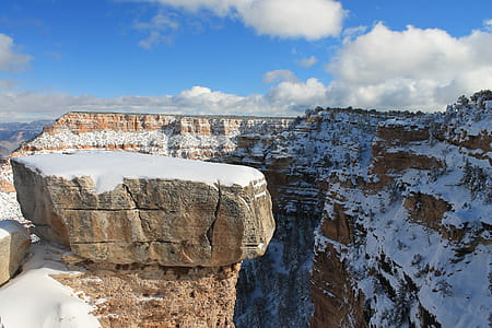 snow, landscape, nature, sky thumbnail