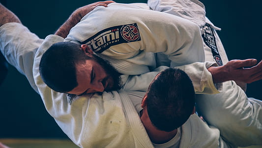 two men playing judo thumbnail