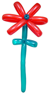 red and blue flower-themed balloon thumbnail