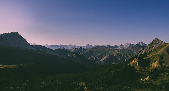 aerial photography of green mountain forest thumbnail