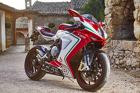 red and white sports bike thumbnail