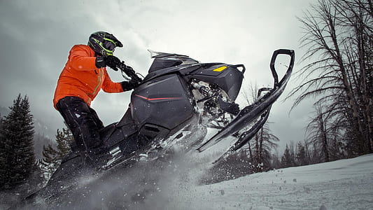 black snowmobile thumbnail
