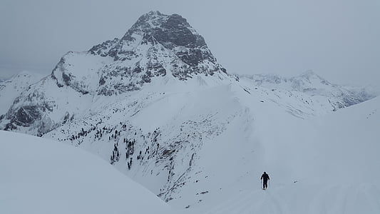 mountain covered by snow thumbnail