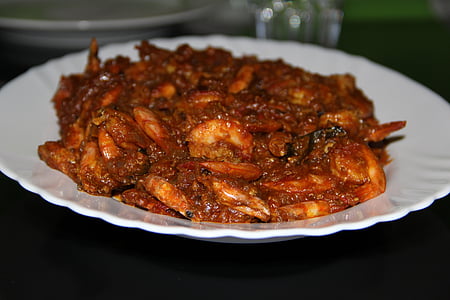 cooked shrimp on plate thumbnail