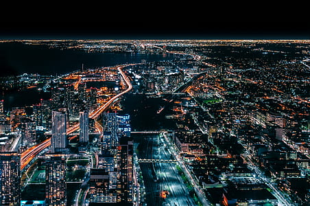 aerical photography of city thumbnail