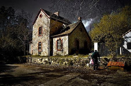 brown and gray concrete house thumbnail