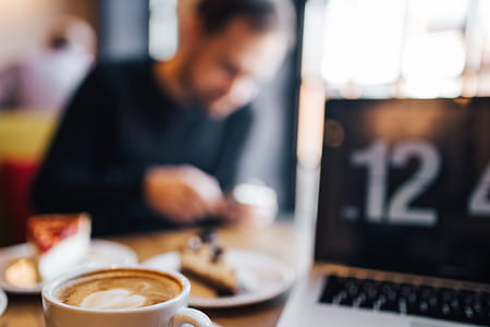 Cup of coffee in coffee shop thumbnail