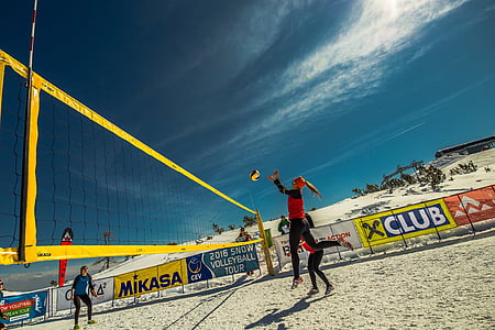 people playing volleyball thumbnail