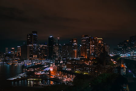 metropolitan photography during night time thumbnail