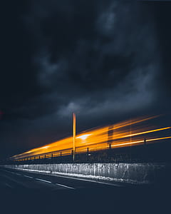 road during night-time thumbnail