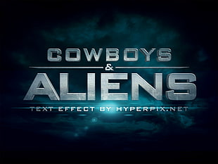 Cinematic 3d text effect psd file