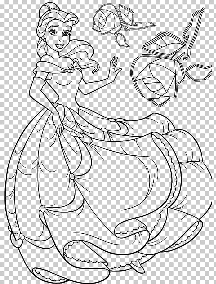 1030+ Disney Beauty And The Beast Coloring Book HD