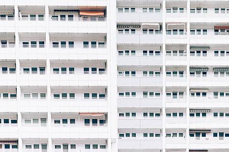 white painted high-rise building thumbnail