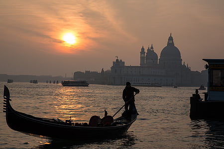 silhouette photo of man on boat thumbnail