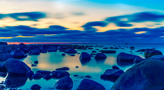 sea rocks photo thumbnail