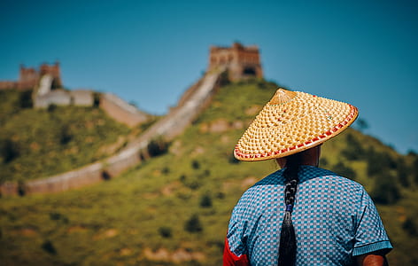 woman standing near hill thumbnail