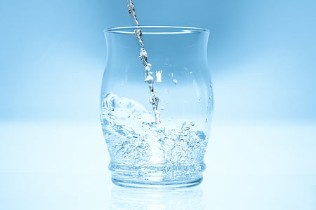water poured on clear drinking glass thumbnail