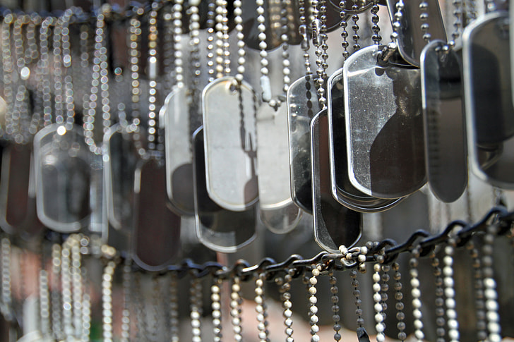 Memorial Garden, Unmarked Dogtag