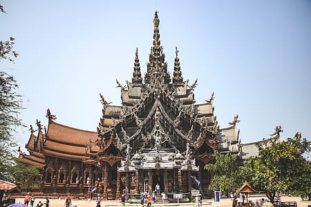 Brown and White Concrete Temple thumbnail