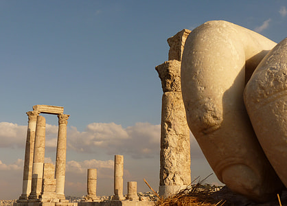 ruins building under blue and white sky at daytime thumbnail