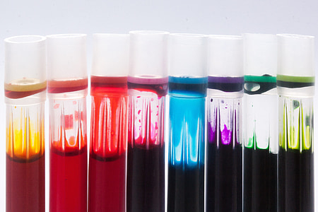 eight assorted color tube bottles thumbnail