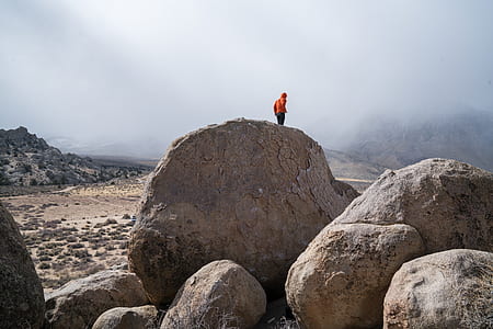 men's orange jacket thumbnail