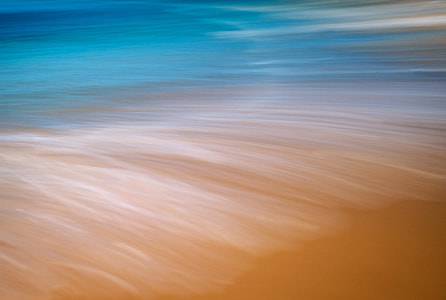 blue, white and brown painting thumbnail