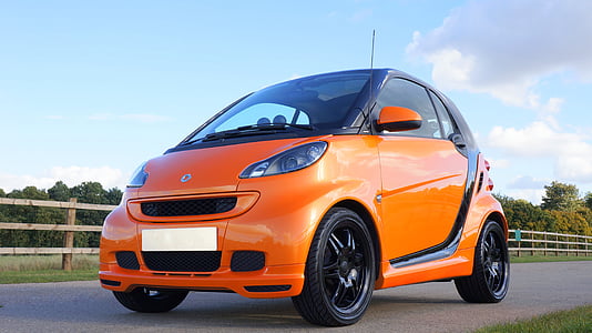 orange 3-door hatchback thumbnail
