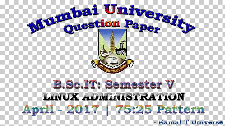 University Of Mumbai Banner Brand Logo Recreation Line Png