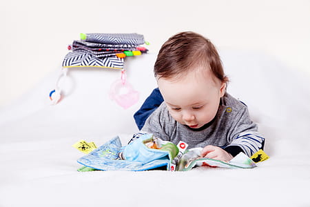baby playing canvas thumbnail