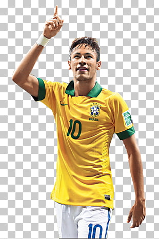 Neymar 2018 FIFA World Cup Brazil national football team 2014 FIFA World Cup, neymar, men's yellow soccer jersey PNG clipart