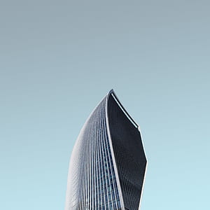 worms eye view of gray concrete building thumbnail