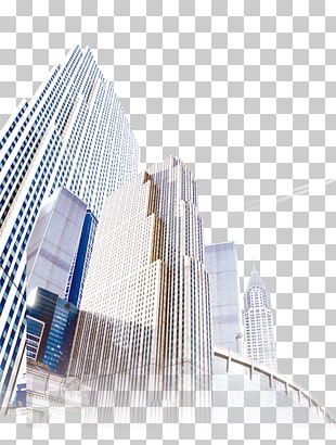 Skyscraper Architecture High-rise building, City high-rise buildings, white concrete building during daytime PNG clipart