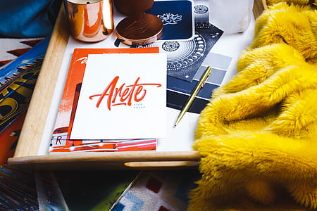 Anete book beside twist pen thumbnail