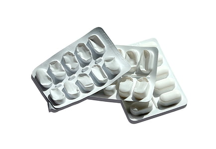 three white medication blister pads thumbnail