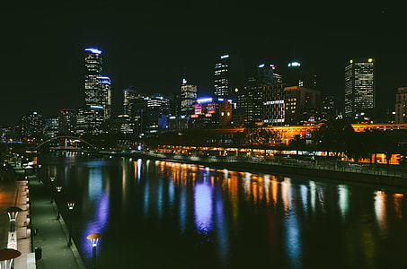 photography of high rise building during night time thumbnail