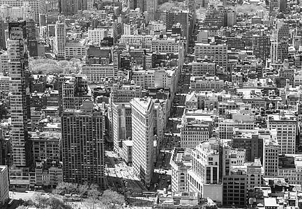 grey scale photography of buildings thumbnail