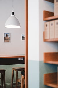pendant lamp near table with socket thumbnail