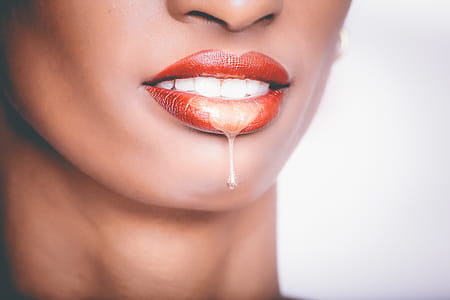 Woman With Red Lipstick thumbnail