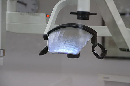 turned-on black dentist LED light thumbnail