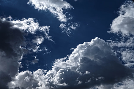 low angle photo of white cloud thumbnail