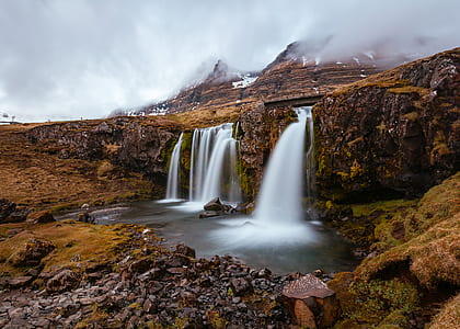 time-lapse photo of raging waterfalls thumbnail