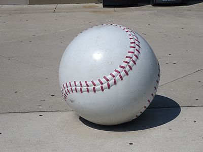 white baseball thumbnail