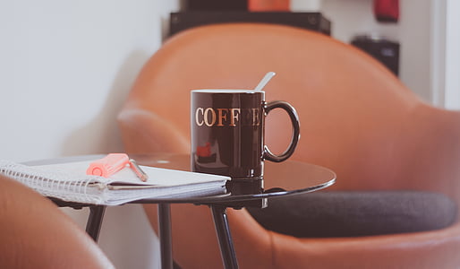 black mug on side table thumbnail