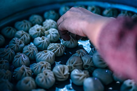 Person Holding Dumplings thumbnail