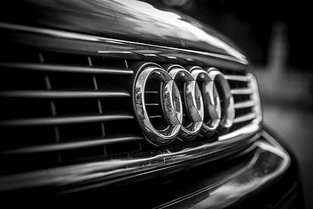 grayscale photography of Audi grille thumbnail