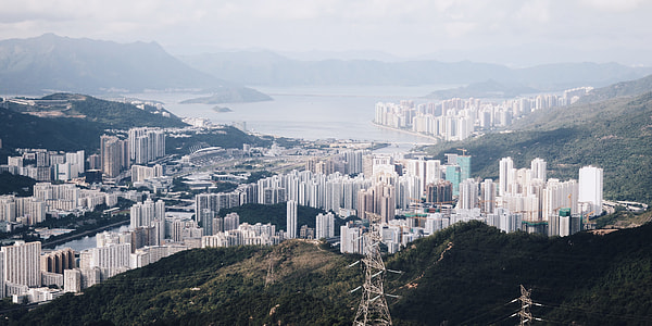 aerial photography of city thumbnail