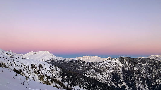 bird's eye view photography of ice mountain thumbnail